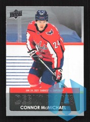 2021-22 Upper Deck Debut Dates Connor McMichael #DD-11 Washington Capitals